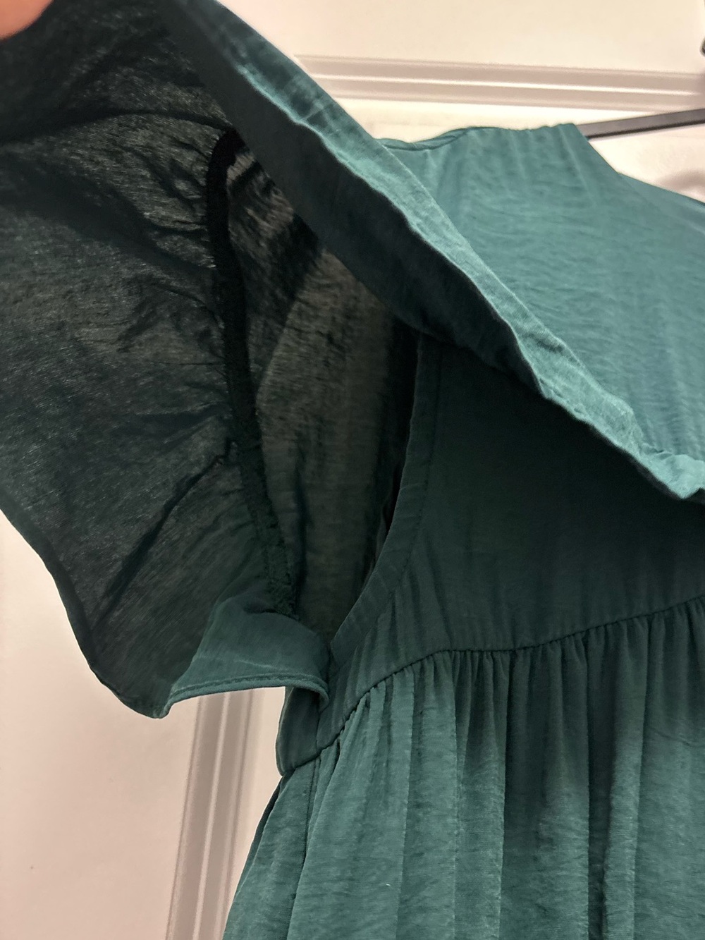Zara trf collection Emerald green oversized pocket shorts romper/jumpsuit| - Picture 10 of 12